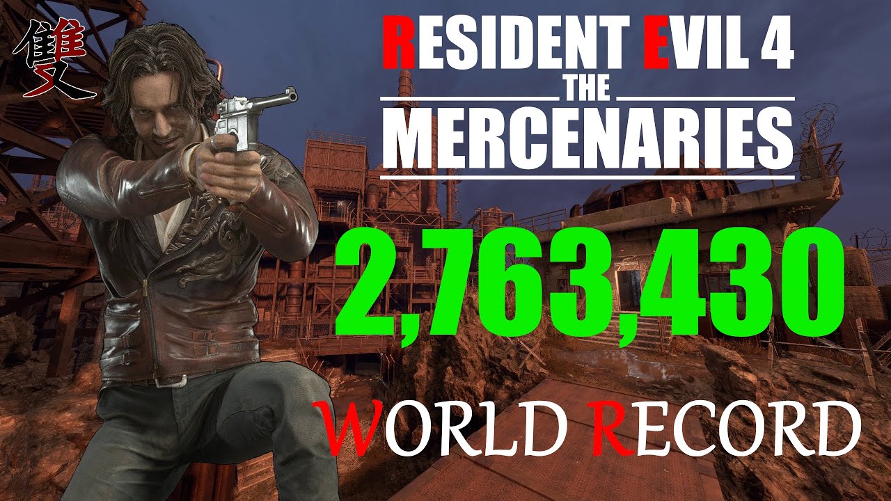 Resident Evil 4 Remake Mercenaries - 2,763,430 Luis Island S++ | World Record Strategy