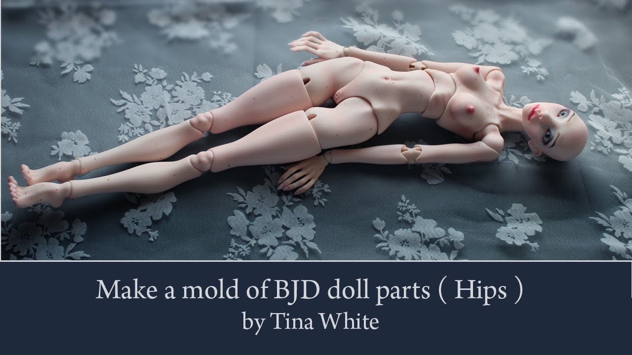 Make a mold of ball jointed doll parts / Hips/ by Tina White