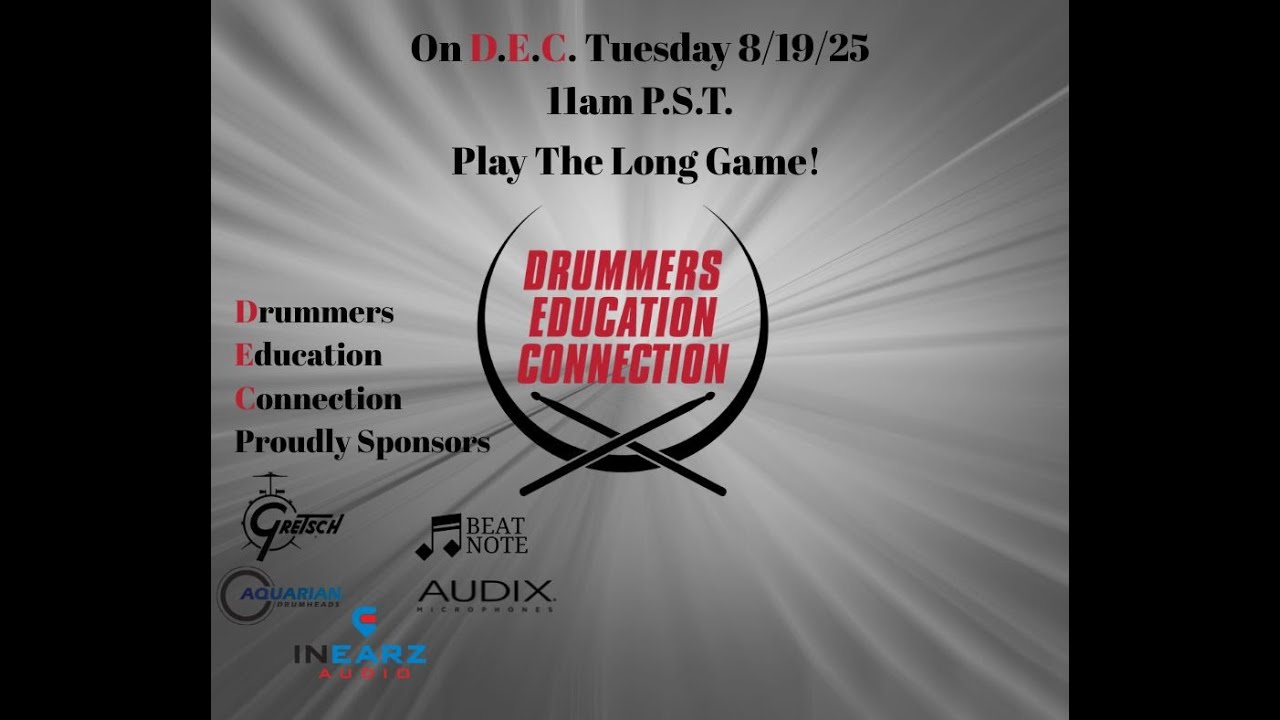 Playing the Long Game. A conversation on Drummers Education Connection