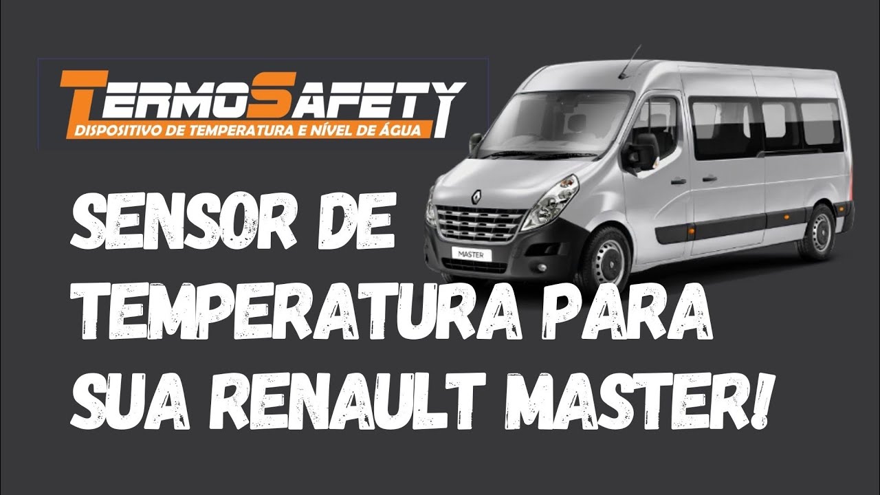 TermoSafety - Sensor e Mostrador de Temperatura e Nível de Fluido para Renault Master