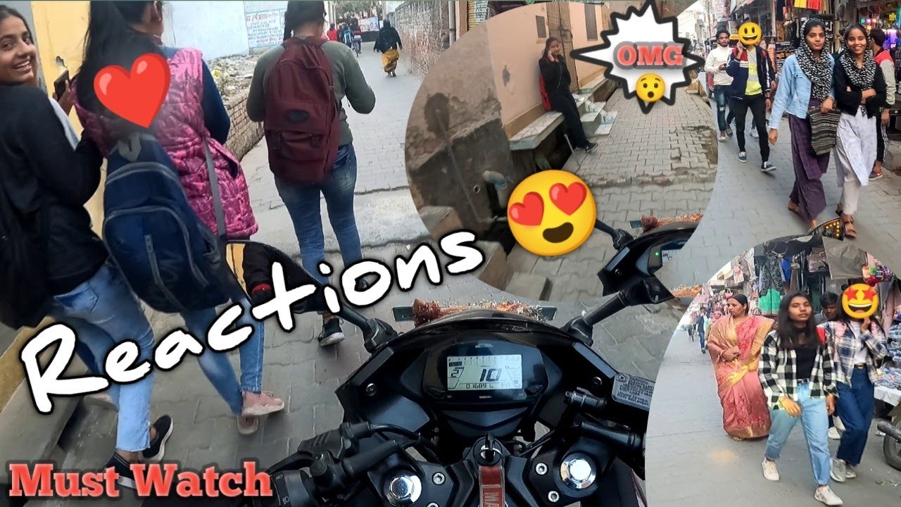 CUTE GIRLS CRAZY REACTIONS | SUZUKI GIXXER SF | Wrap Hone Ke Baad Reactions Double yaar🔥 #reactions