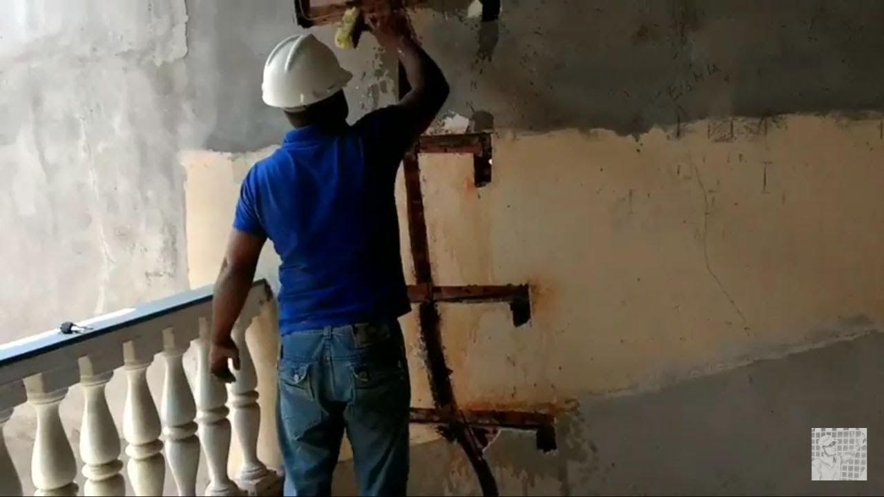 Conserto de trinca em parede / melhor vídeo do YouTube. Participação amigo Haitiano.