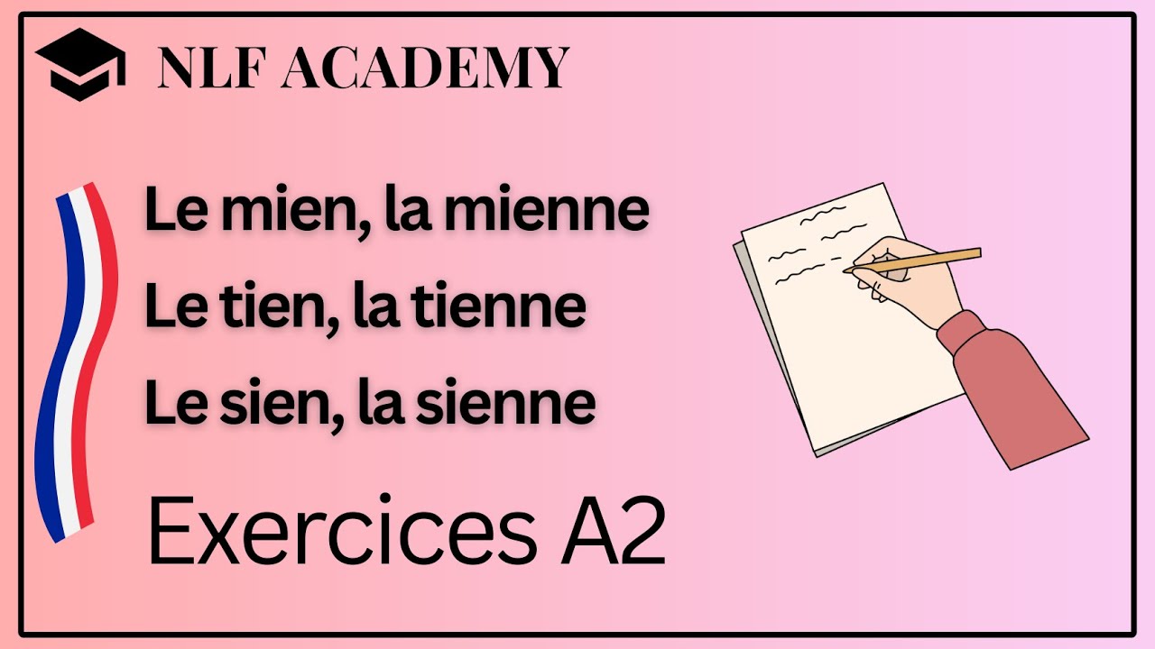 Exercices de grammaire A2 : Pronoms Possessifs