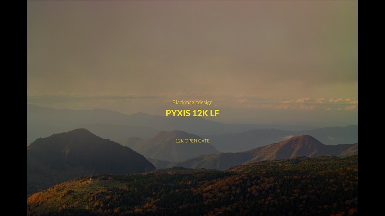 PYXIS 12K LF Open Gate 12K 3:1 / DZOFILM Arles Prime 100mm FF/VV T1.4 test shot 8K