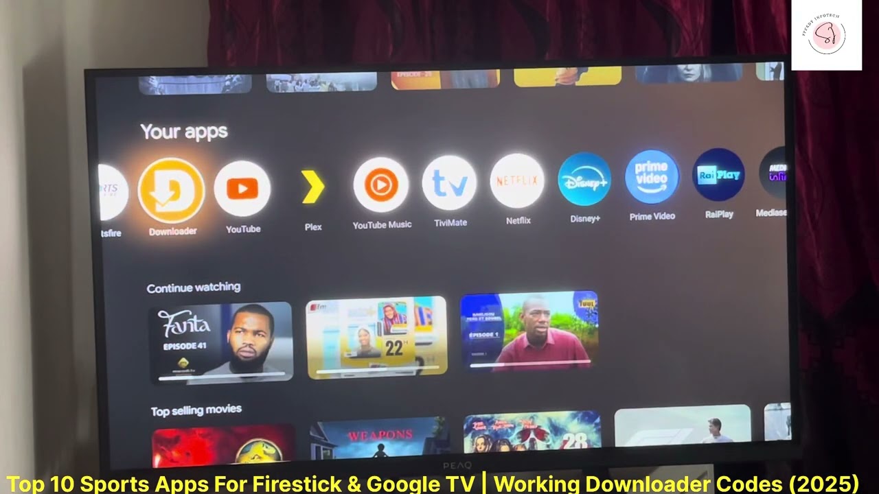 10 лучших спортивных приложений для Firestick и Google TV | Рабочие коды загрузчиков (2025)