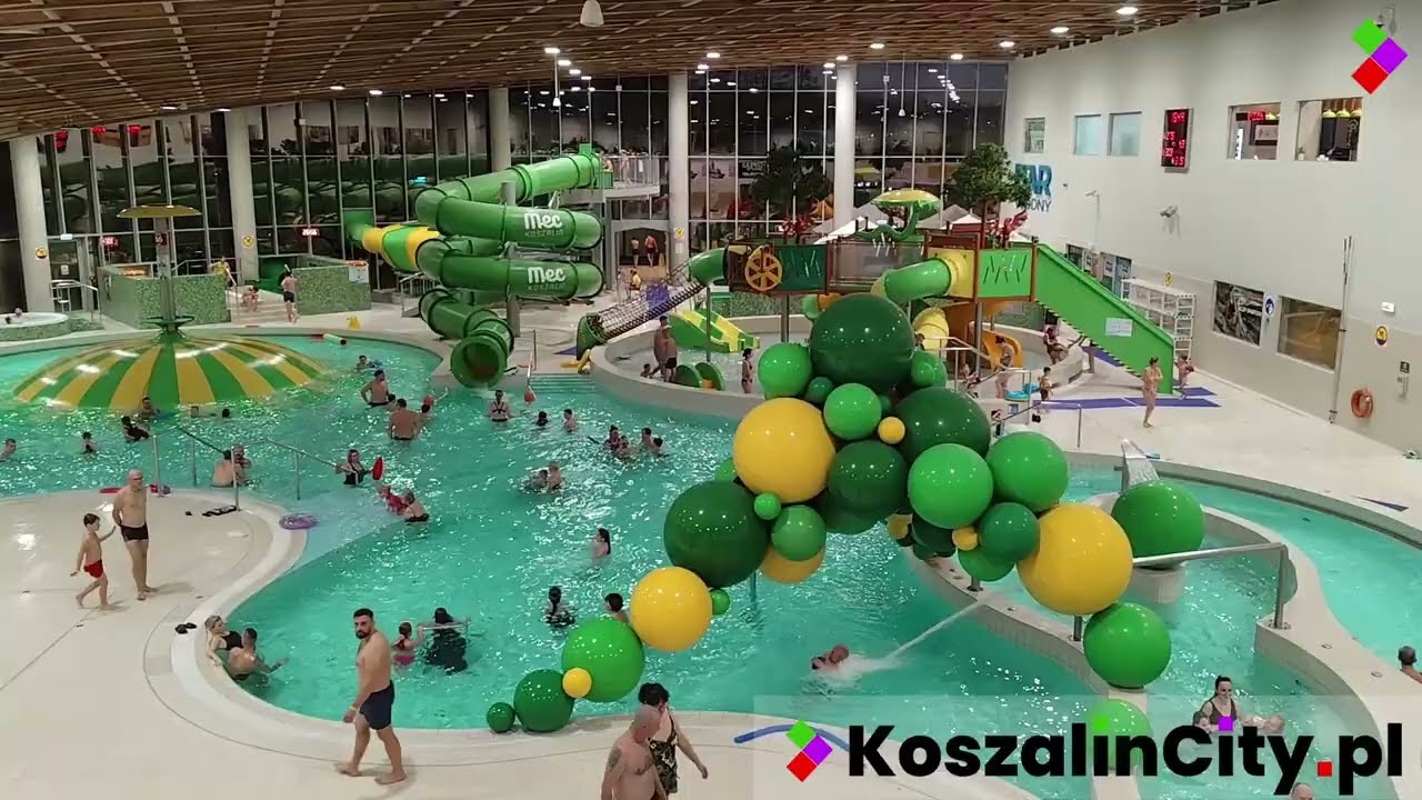 Aquapark w Koszalinie 💦🏝️ Baseny, zjeżdżalnie i inne atrakcje! Najlepszy park wodny na wybrzeżu? ✨