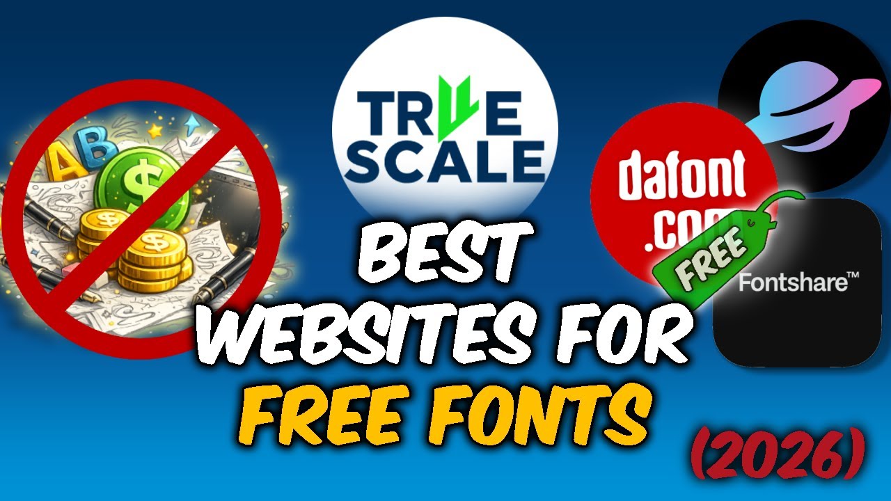 Best Websites for FREE Fonts (2026)