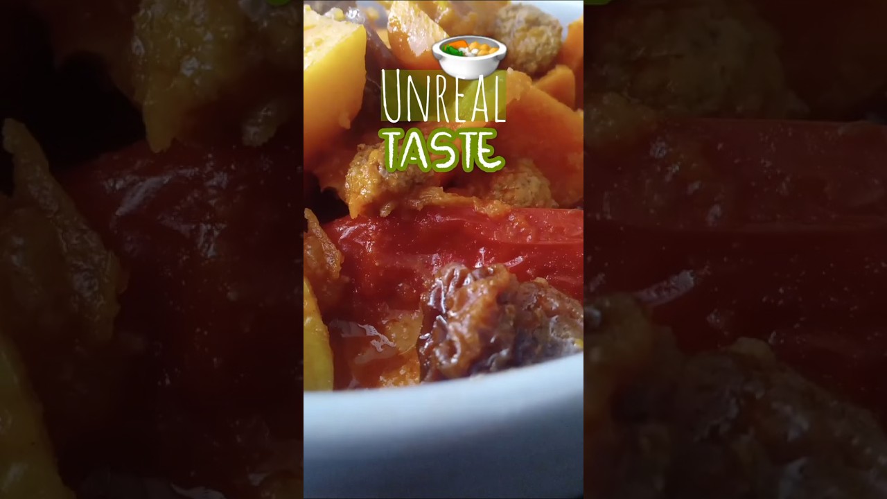 Homemade Persian Tas Kebab _ Soft, Juicy & Full of Flavor 🍅🥔🥕