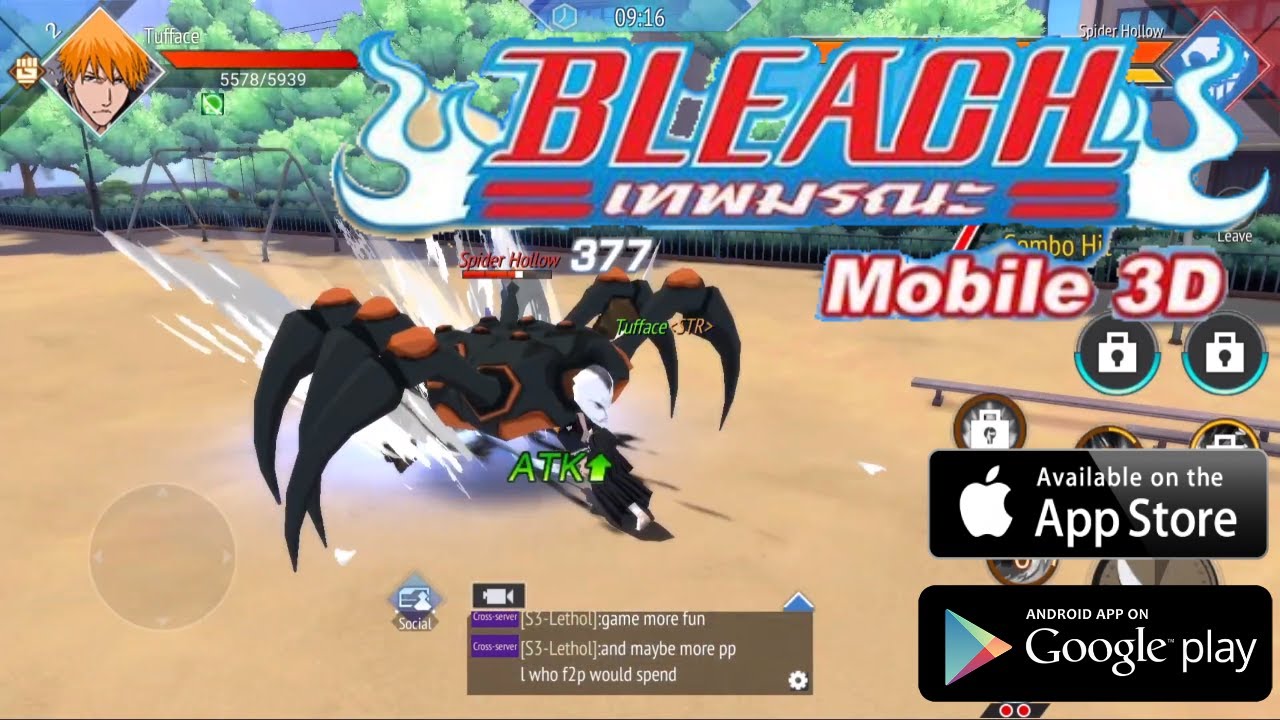 Bleach Mobile 3D Gameplay Android/iSO
