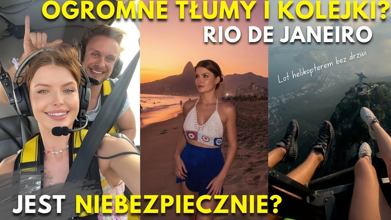 Czy w Rio jest niebezpiecznie? Lot helikopterem bez drzwi 😱 | Co warto zobaczyć w Rio de Janeiro?