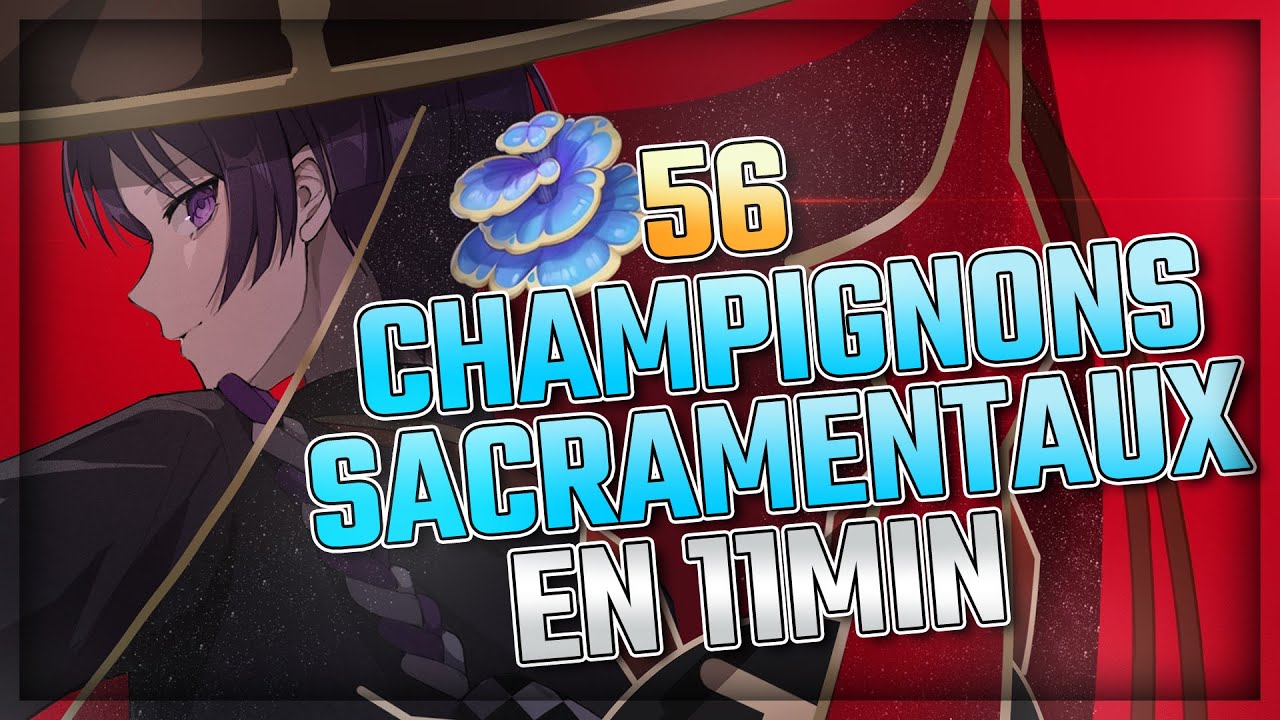 Localisation CHAMPIGNON SACRAMENTAL | Optimisation Farm | Matériaux élévation NOMADE |Genshin Impact