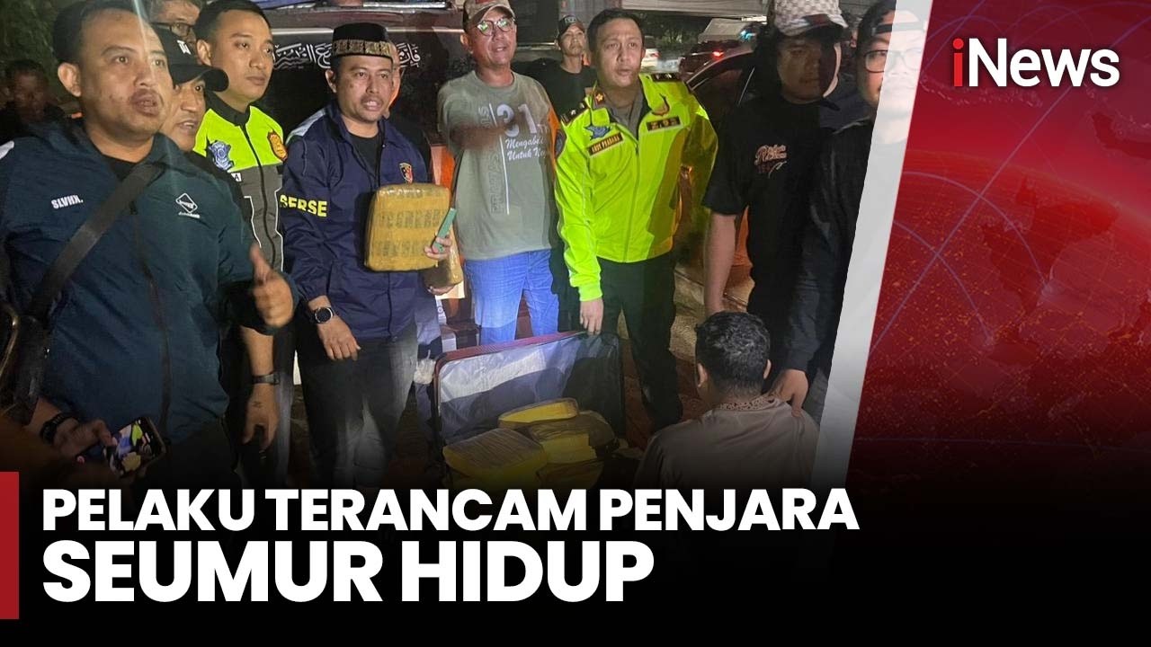 Terekam! Aksi Kejar-Kejaran Polisi Gagalkan Peredaran Ganja 40 Kg | iNews Pagi 19/2