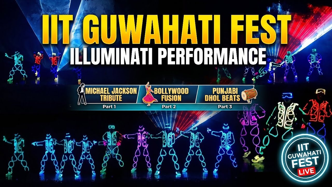 Illuminati🔥Full Dance Performance at IITG | MJ &times; Bollywood &times; Punjabi #iit #illuminati #iitmotivation