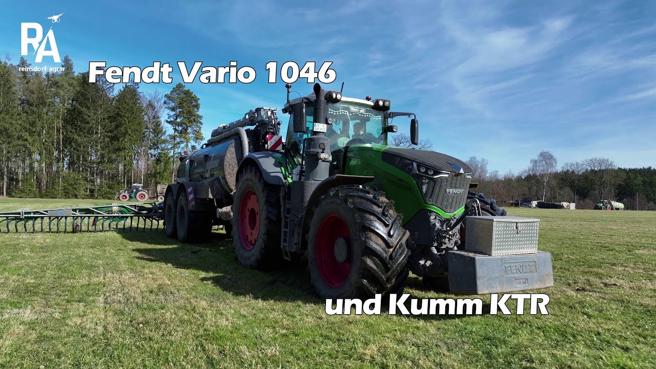 Fendt 1046 Vario mit Kumm KTR im Einsatz!