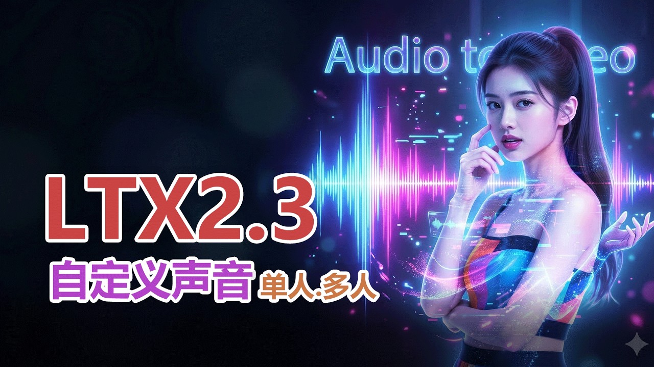 别踩坑！LTX 2.3 自定义声音的致命Bug|如何在 LTX 2.3 中实现完美的多角色口型同步？|LTX2.3 自定义声音