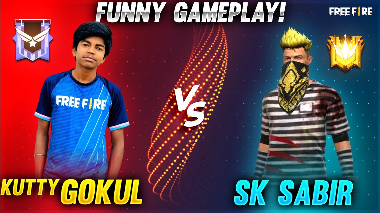 Kutty Gokul vs Fake Sk Sabir 🤣Ranked Match Funny Gameplay Tamil - Garena Free Fire