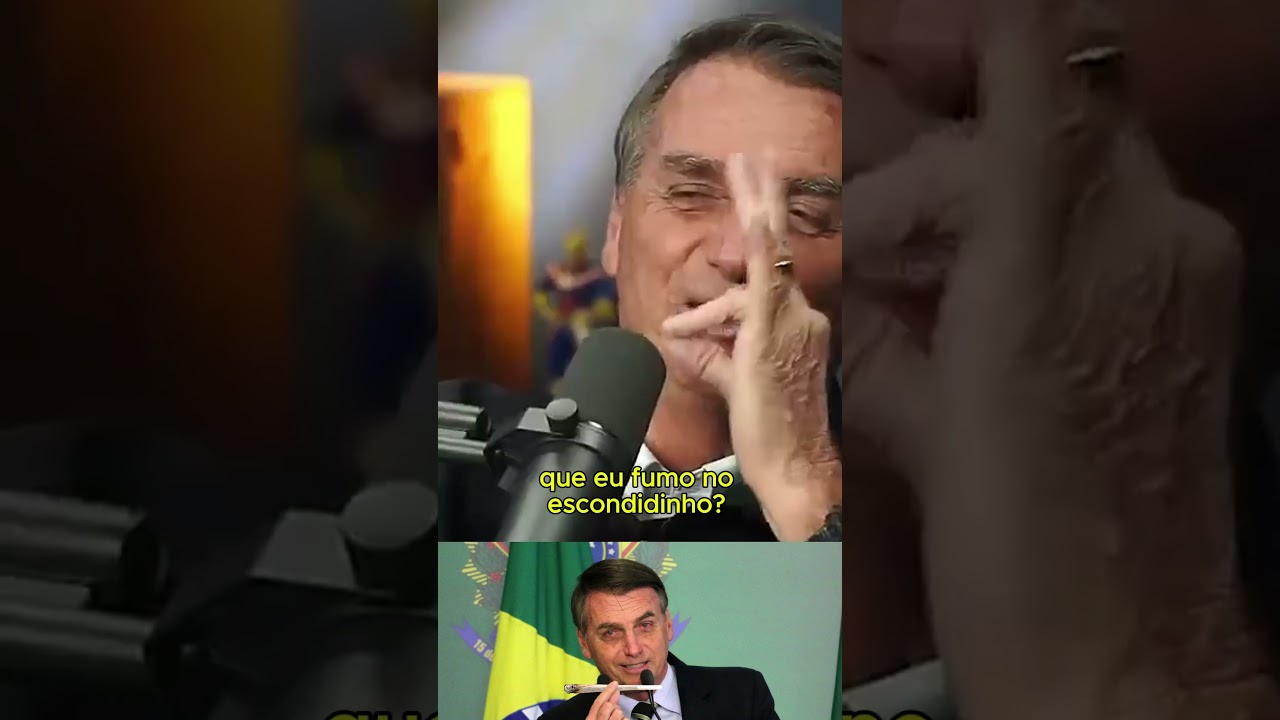 Bolsonaro fumando um beck?
