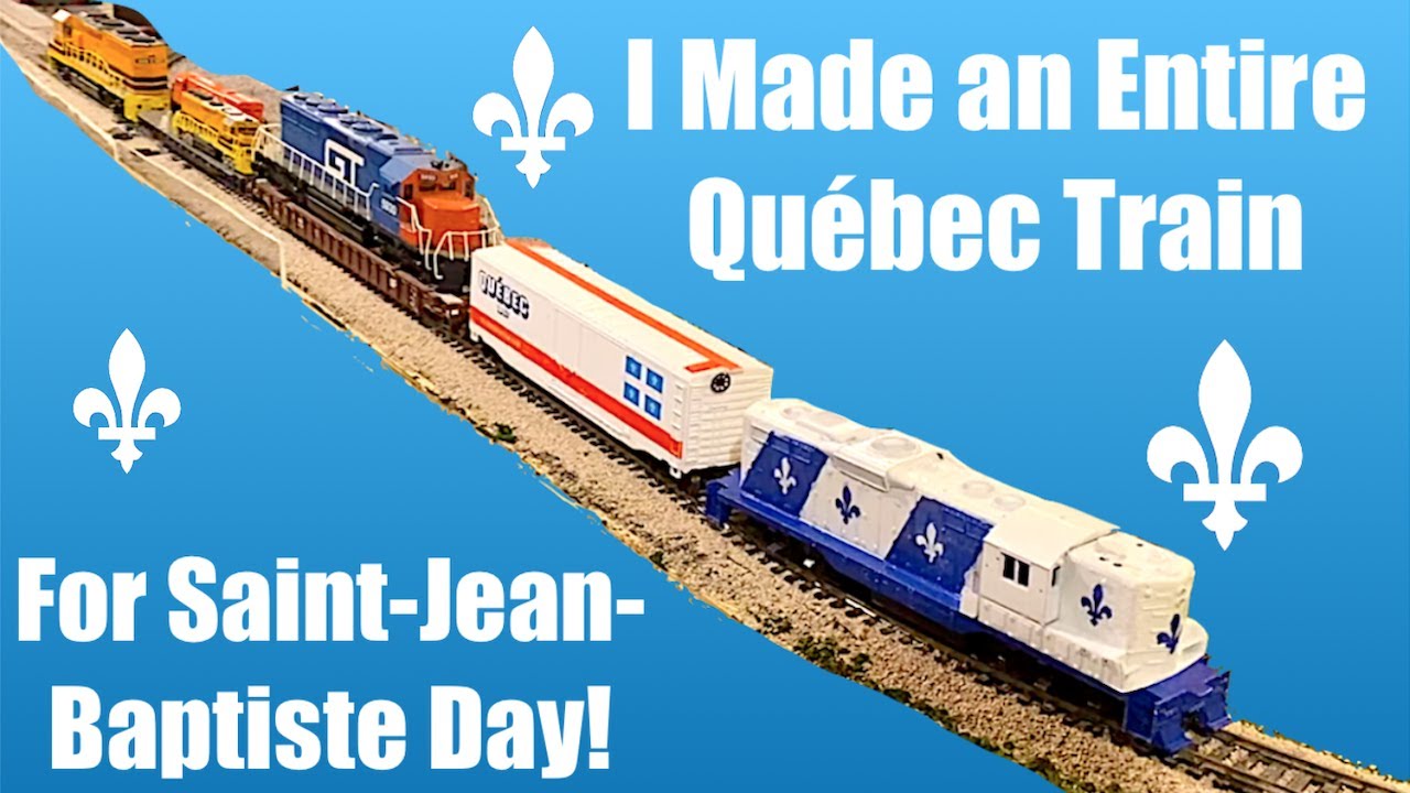 I Made an Entire Quebec Train - Saint-Jean-Baptiste Day Special