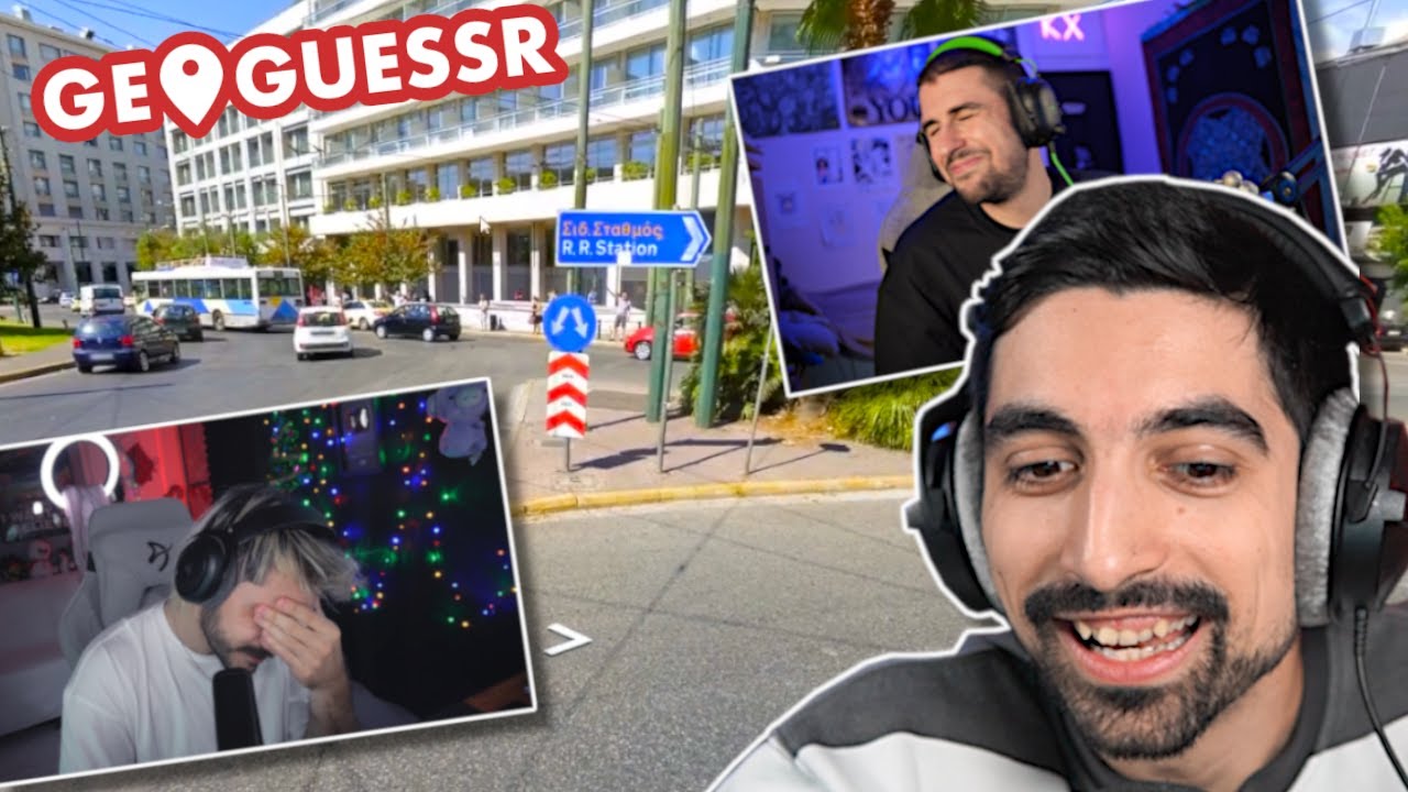 Θεσσαλονίκη ή Αθήνα; - Geoguessr feat @Axeloukos &  @KakosXamos