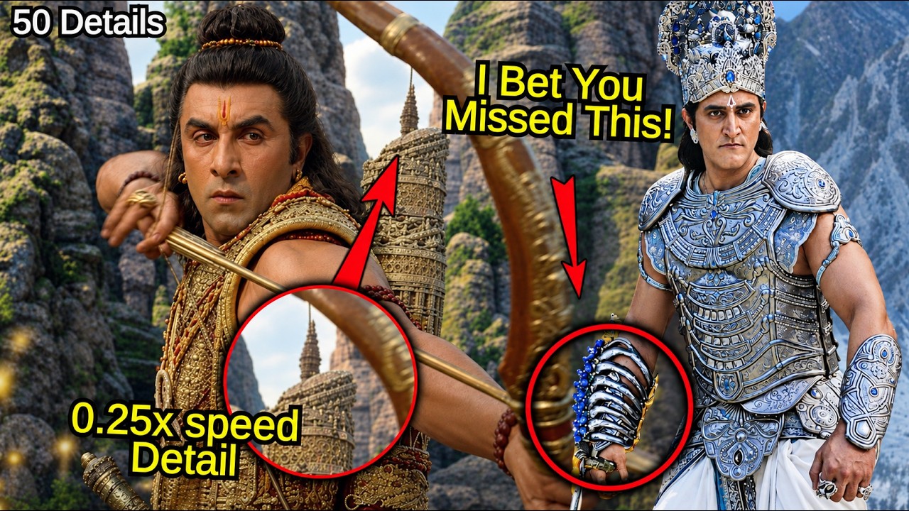 I Watched Ramayana Trailer 2 & 3 in 0.25x Speed & Found 50 Details