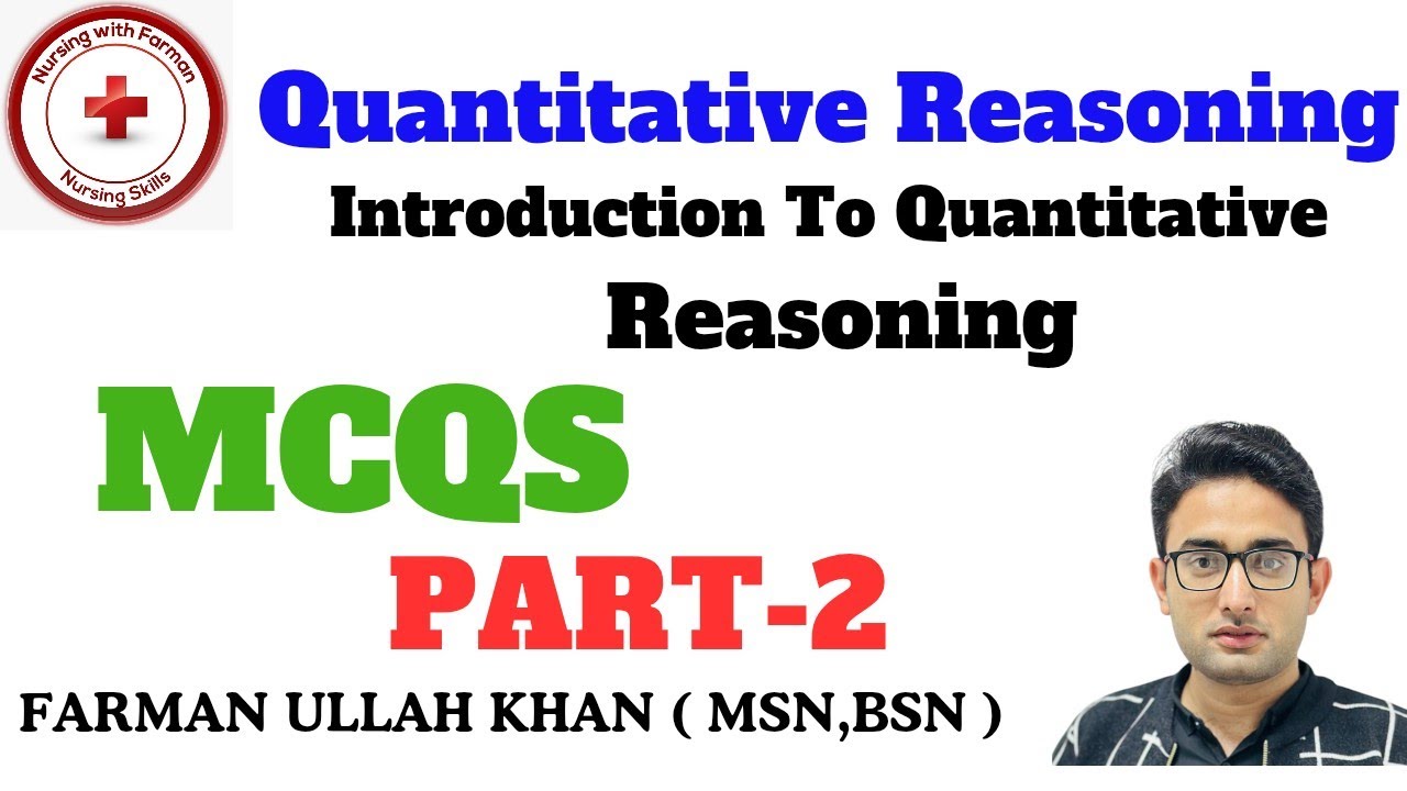Quantitative Reasoning MCQS | Introduction To Quantitative Reasoning MCQS | KMU MCQS Unit-1 Part-2.