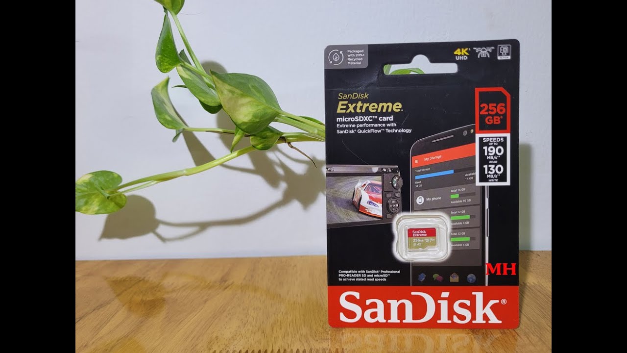 Micro SDXC 256GB Sandisk Extreme A2 V30 190MB/s - Thẻ Nhớ Minh Hằng