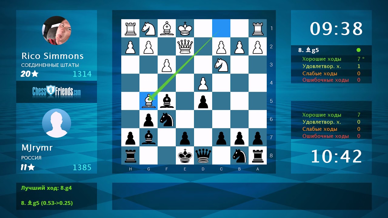 Chess Game Analysis: Rico Simmons - MJrymr : 0-1 (By ChessFriends.com)