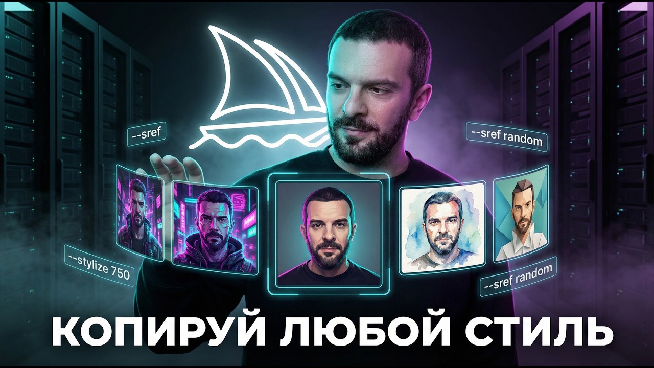 Midjourney V7: Все способы применения стилей | Style Reference | --SREF | Personalize | Moodboards