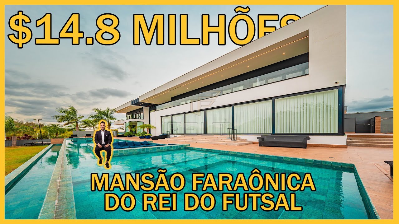 MANSÃO DE R$14.800.000,00 EM SOROCABA   CASA DA LENDA DO FUTSAL