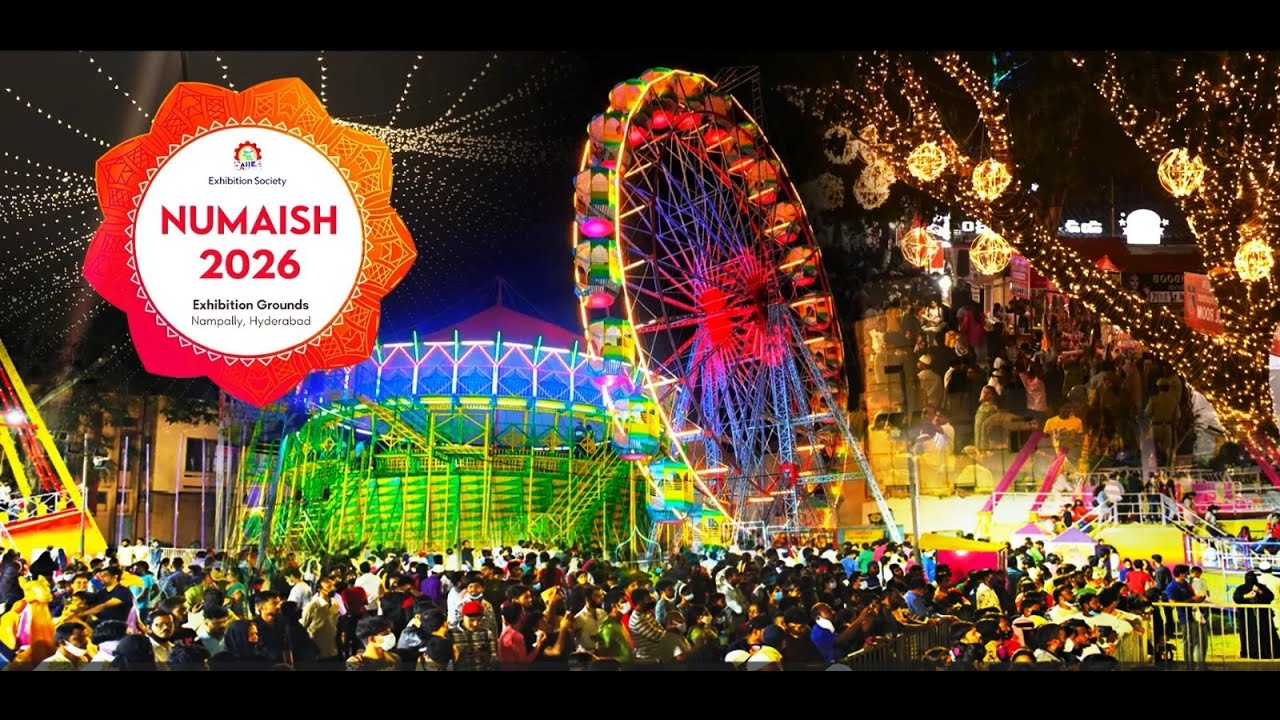Hyderabad Numaish 2026 Vlog | All India Industrial Exhibition | New Rides & Attractions