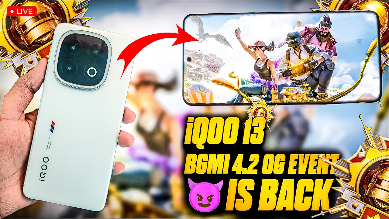 IQOO 13 INDIA FASTEST PHONE LIVE PERFORMANCE TEST BGMI 120 + 90 FPS😲#bgmi4.2  #gaming  #bgmilive