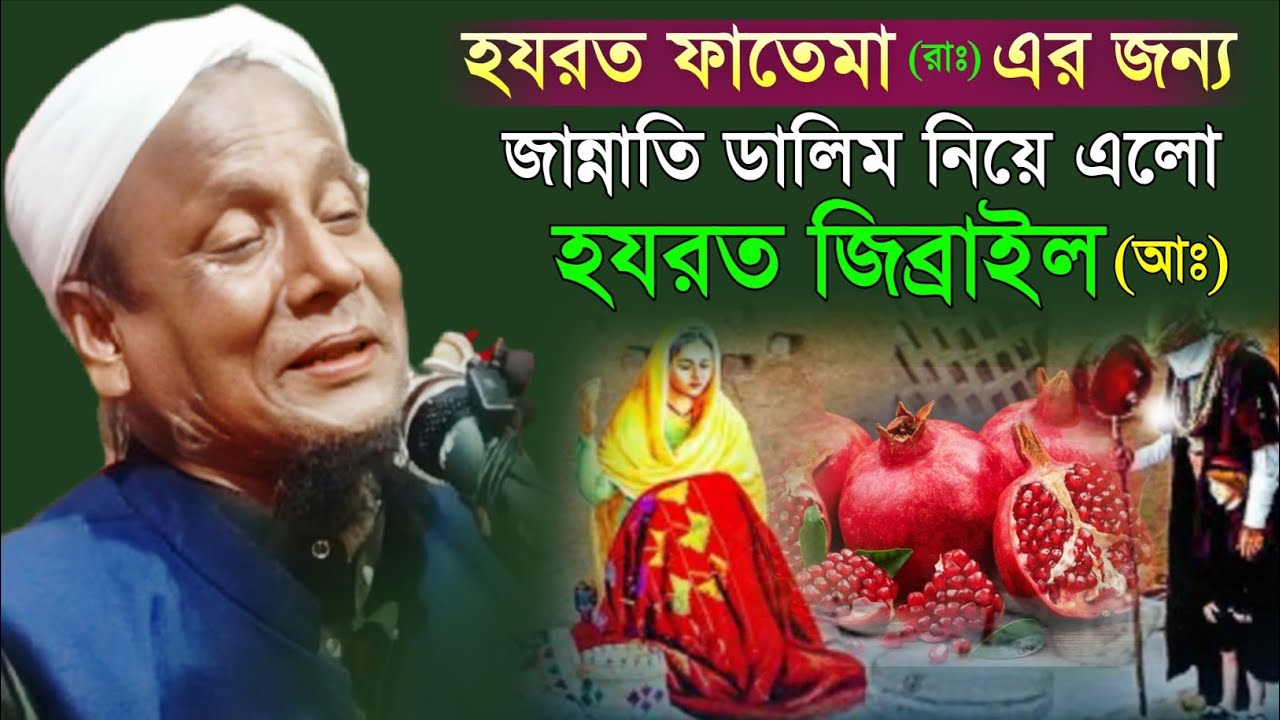 হযরত ফাতেমা রাঃ এর জন্য জান্নাতি ডালিম নিয়ে এলো‌। Maulana Afsar Ali Bayan.