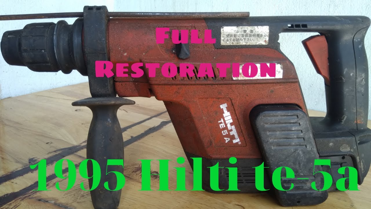 Repair & refesh hilti te-5a hammer drill /  sửa khoan bê tông hilti