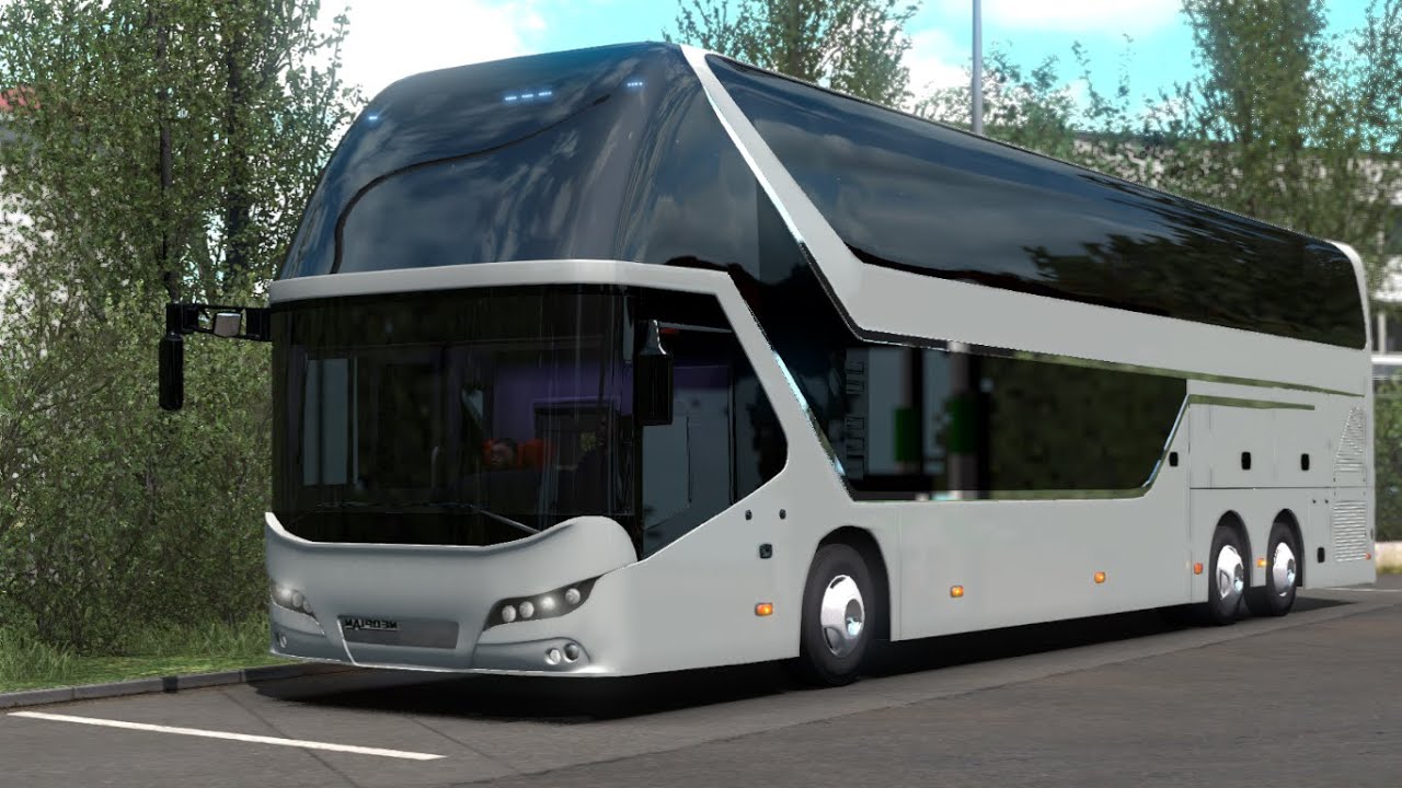ETS2 1.38: Neoplan Skyliner trip (Milan to Paris)