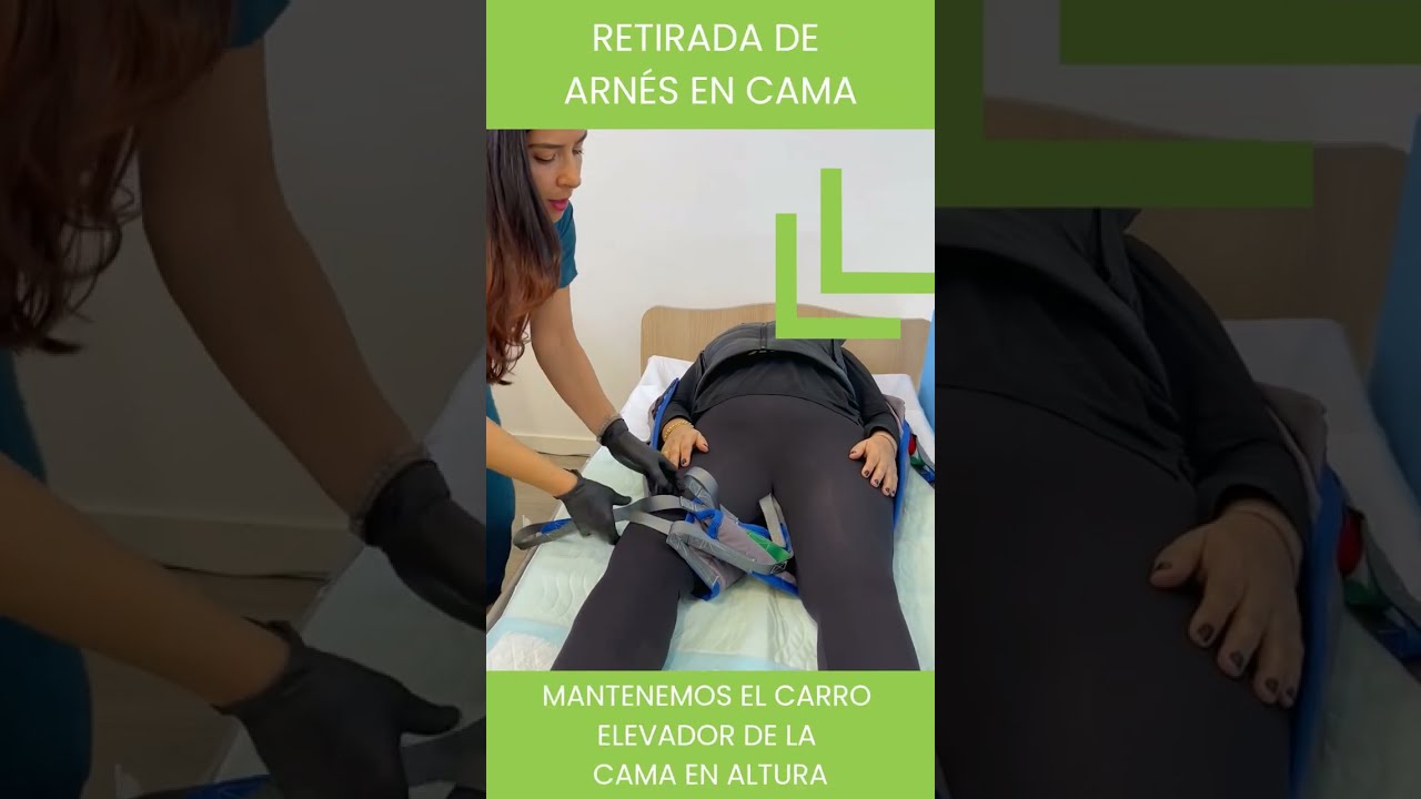 Cómo Usar la Grúa de Traslado en la Cama | Técnica Segura para Mover al Paciente