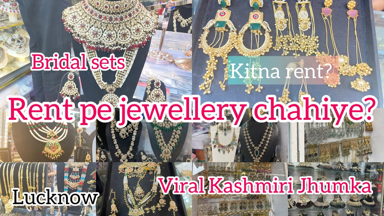 Rent jewellery  Gadbadjhala market #trending #youtube #viral #lucknow 