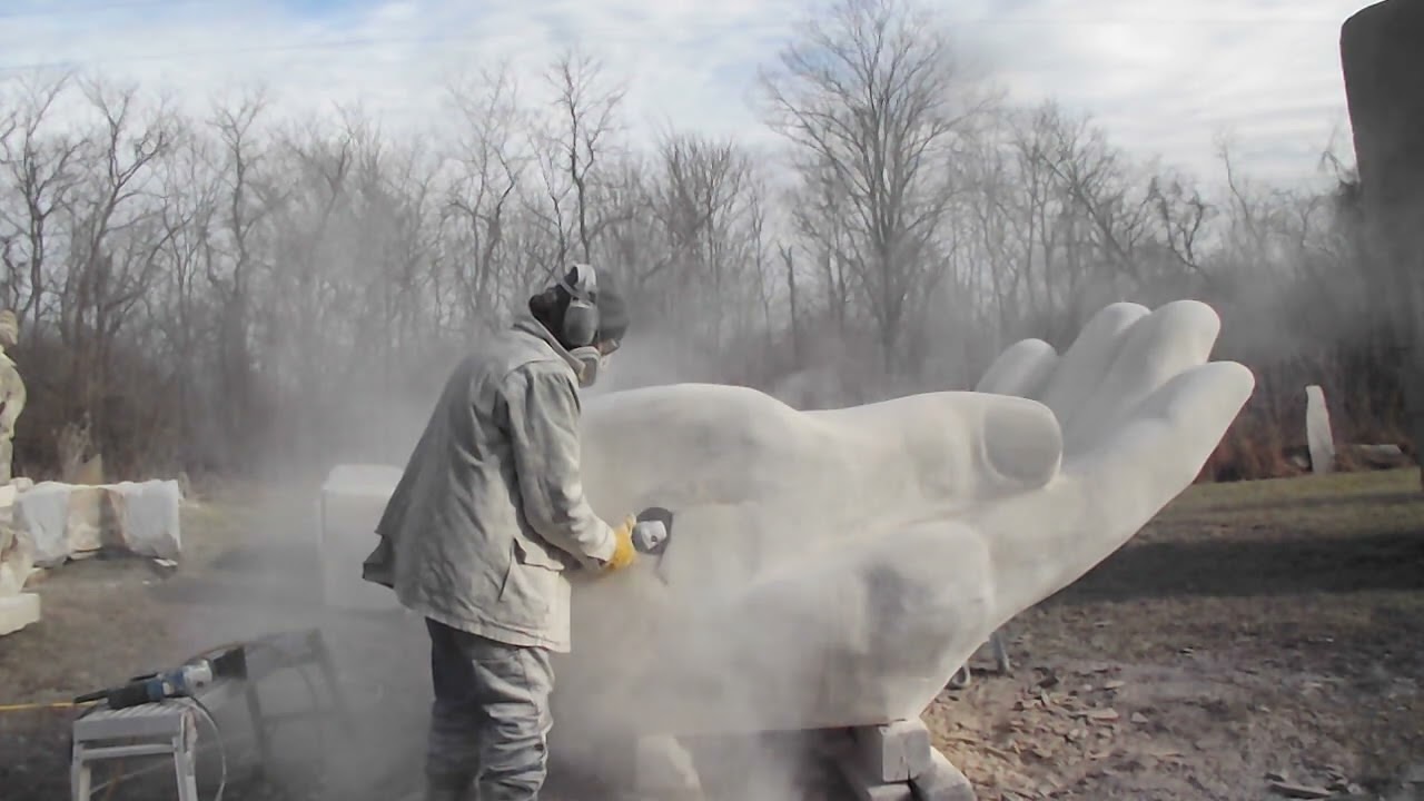 Carving stone -refining the form