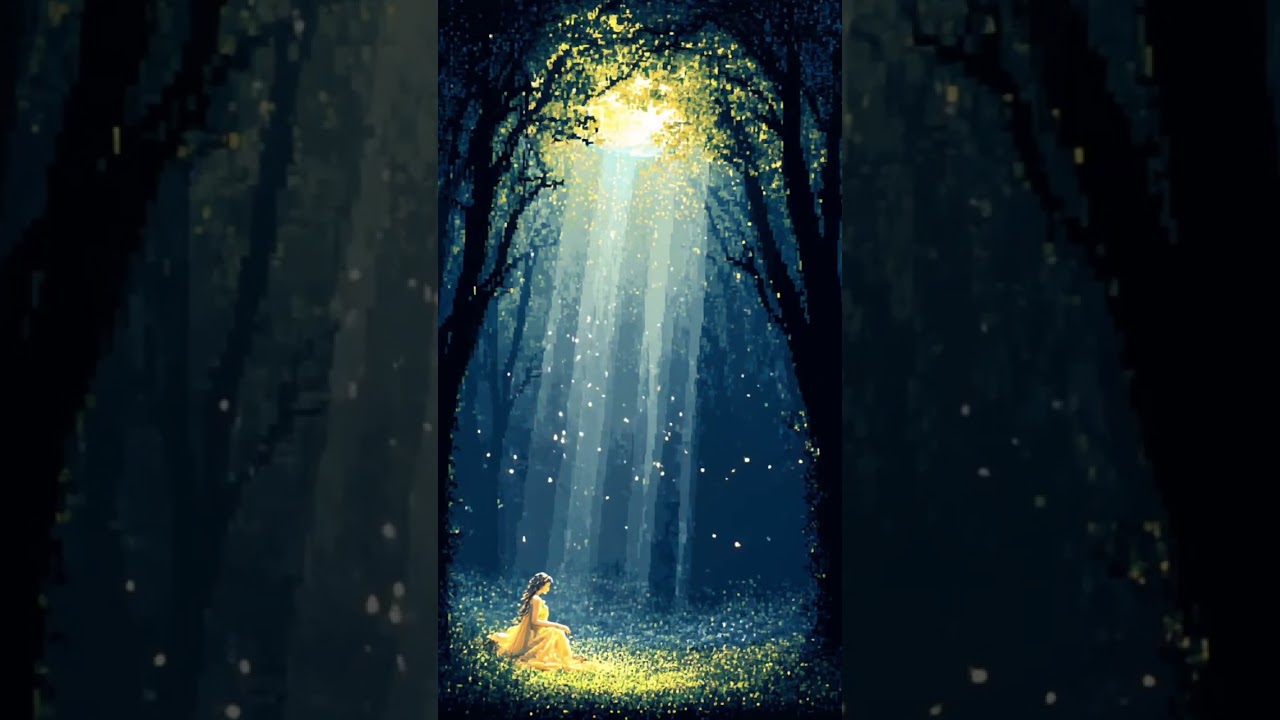POV: You're a goddess in the forest #ai #fantasy #fiction #ethereal #aivideo #goddess #pixelart