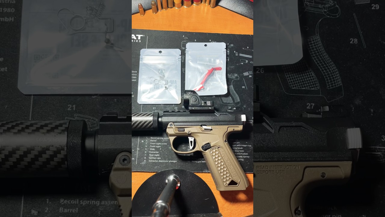 The Smooth Pull Trigger Bar is a new, innovative option for your AAP01! #airsoft #speedsoft #shorts
