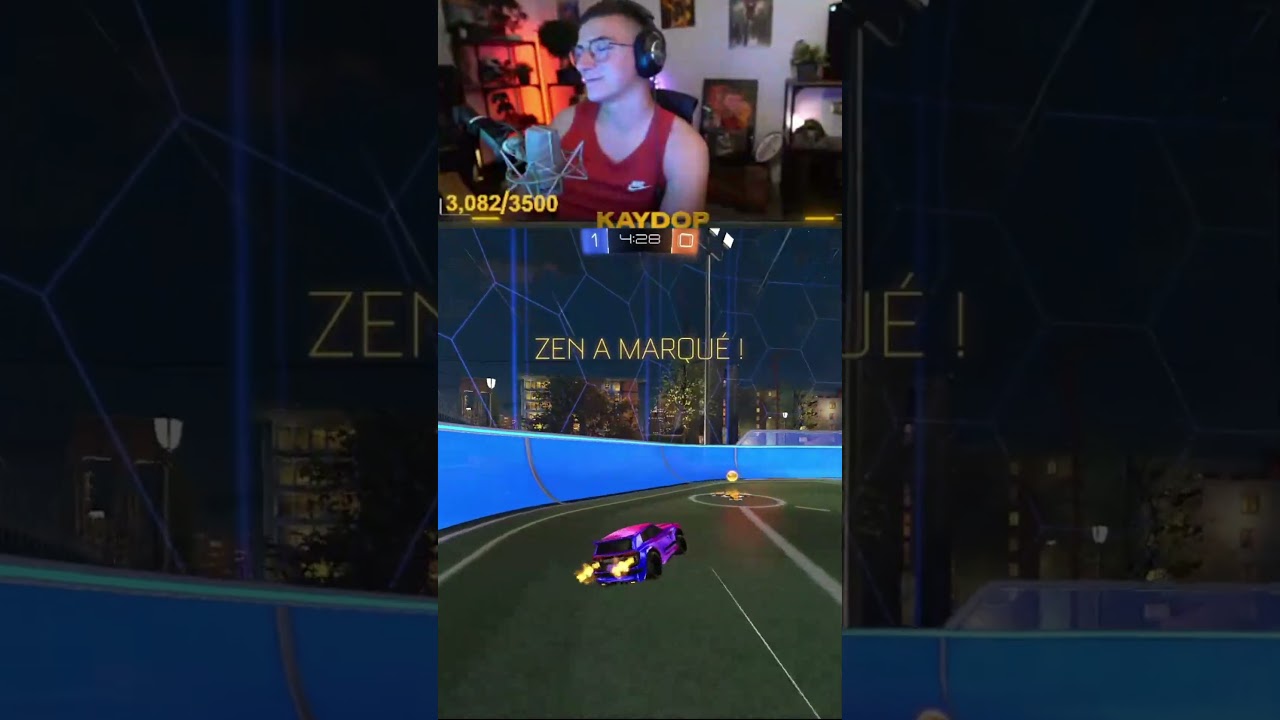ZEN rentre un PINCH du TURFU devant KAYDOP !! 😲😲 #rocketleague #kaydop