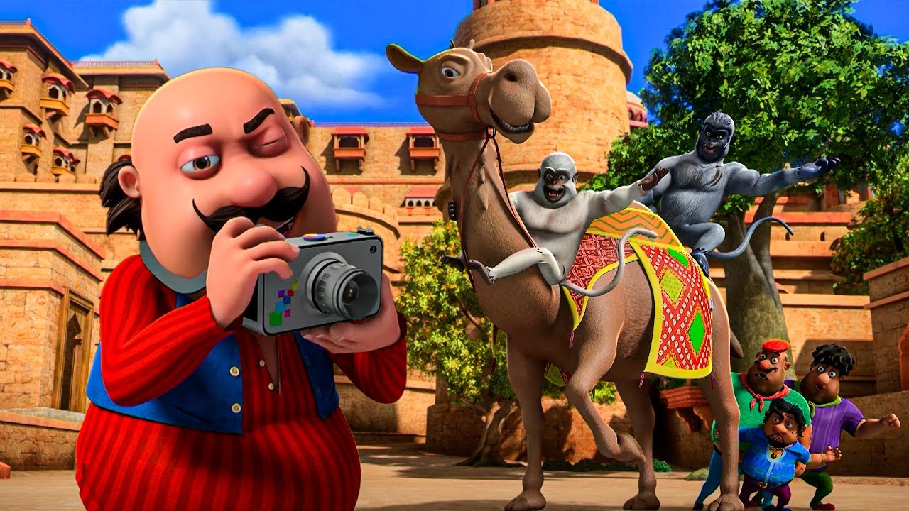 মোটু নে খিছা বলনি ওয়ালা উট কা ছবি | Motu Patlu | Motu Took A Photo Of A Talking Camel
