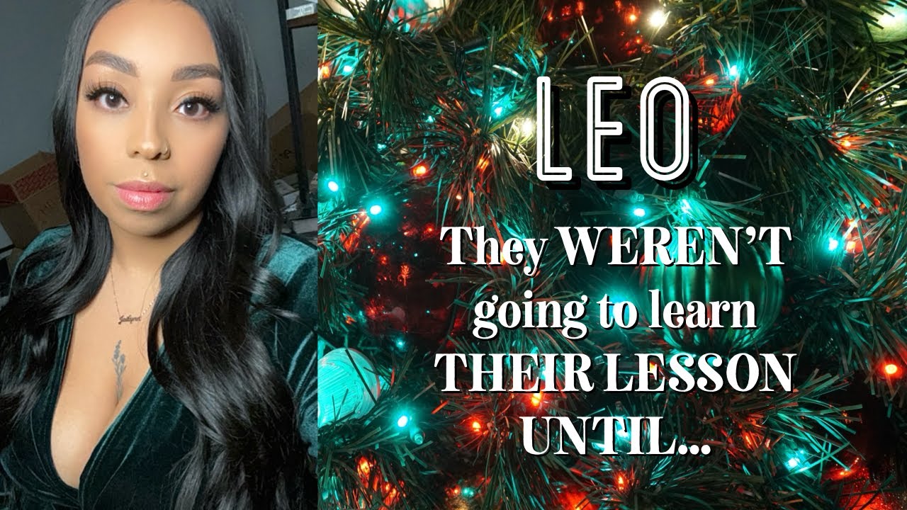 LEO ♌️ They WEREN’T going to learn THEIR LESSON, UNTIL YOU learned YOUR LESSON ❤️‍🩹💡