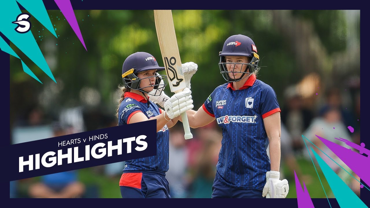Hometown Hero Izzy Gaze | Hearts v Hinds - Super Smash Match 2025/26 Highlights