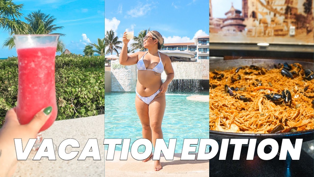 WHAT I EAT IN A DAY AT AN ALL-INCLUSIVE RESORT | Dreams Playa Mujeres Resort + Cancun Vacation Meals