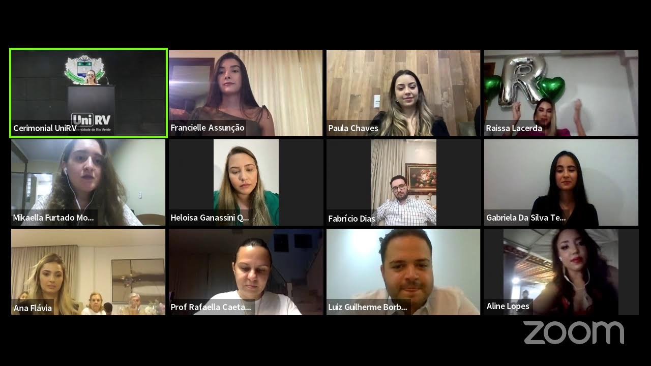 Cola&ccedil;&atilde;o de Grau - Medicina UniRV C&acirc;mpus Aparecida de Goi&acirc;nia