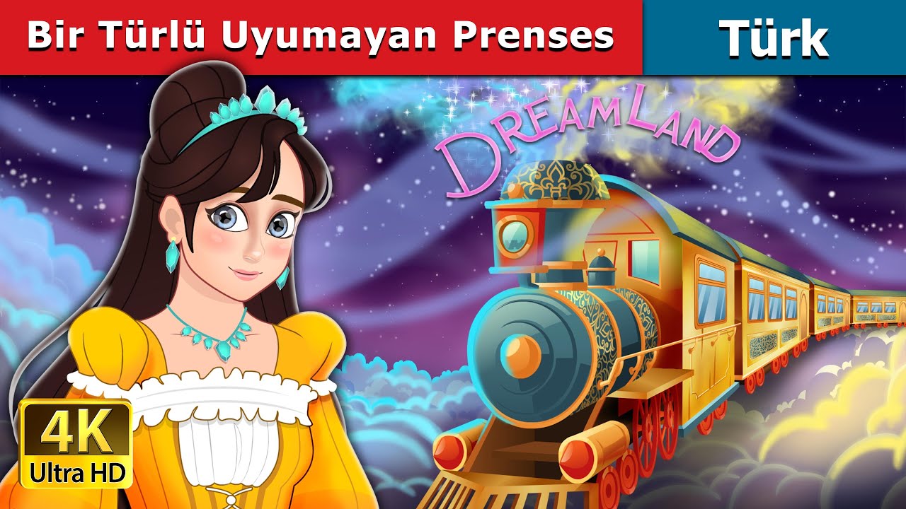 Bir Türlü Uyumayan Prenses | The Princess Who Couldn't Sleep in Turkish | @TürkiyeFairyTales