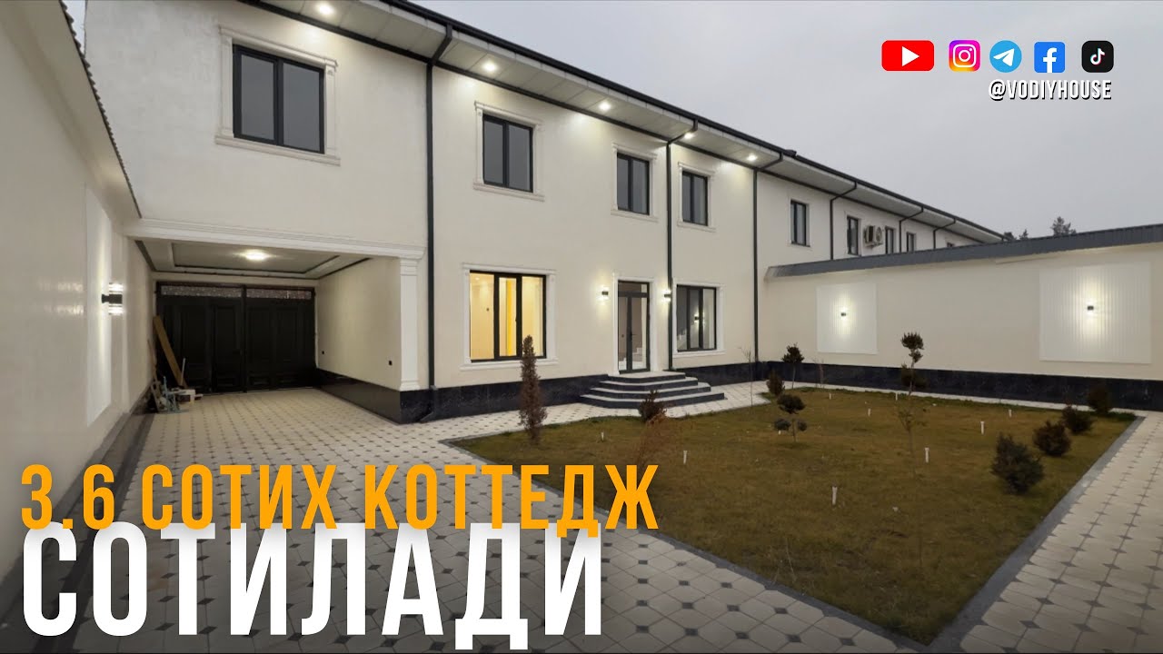 Қувасой шаҳар, Пакана МФЙ, 6-мактаб яқинида 3,6 сотих коттедж сотилади