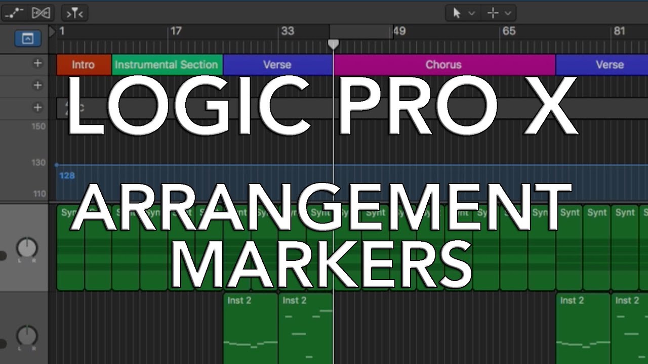 Logic Pro X — ПРОСТАЯ КОНСТРУКЦИЯ С МАРКЕРАМИ ДЛЯ КОМПОНОВКИ