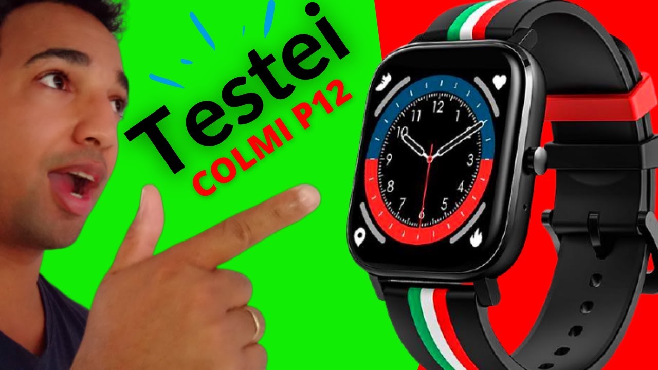 Colmi P12 Smartwatch | Unboxing Review | Bom para Esportes❓ Ped&ocirc;metro &eacute; Bom❓ Colmi p12  Parte1|