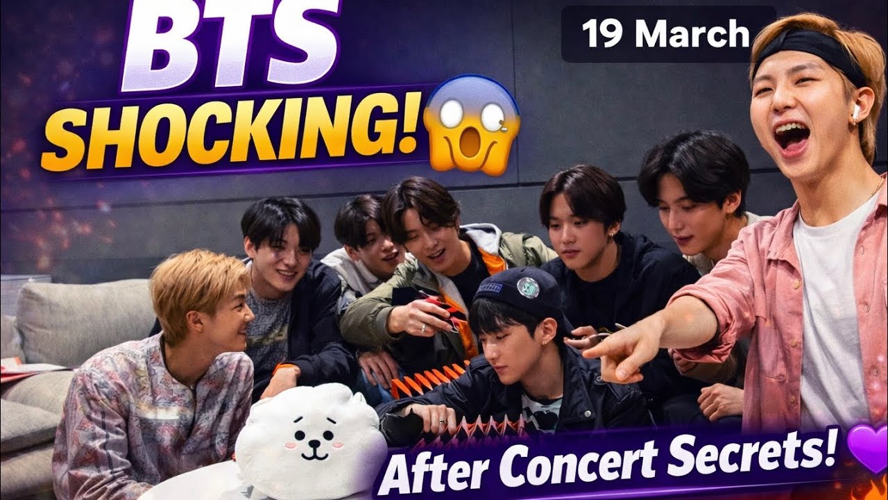 BTS Full Group Live After Concert 2026 💜 Funny, Emotional & Unfiltered Moments | Las #bts #btsforeve